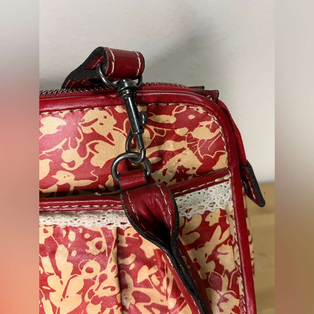 Patricia Nash Wildflower Ruffle Paris Satchel - Picture 8 of 14